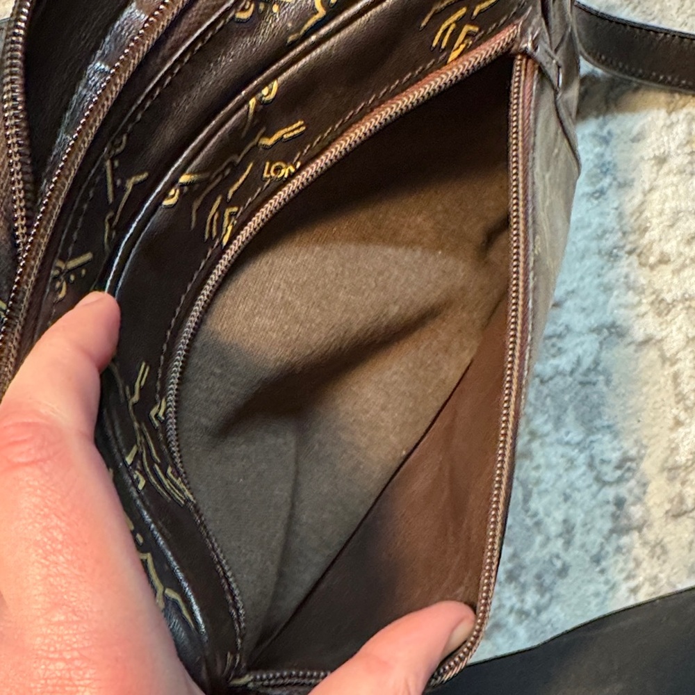 Longchamp Bag in Brown with Gold Accents - Picture 5 of 7